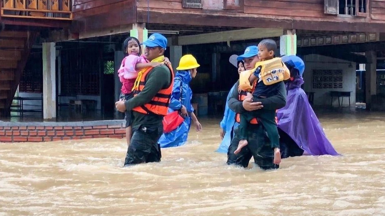 Taylandın cənubunda daşqın olub