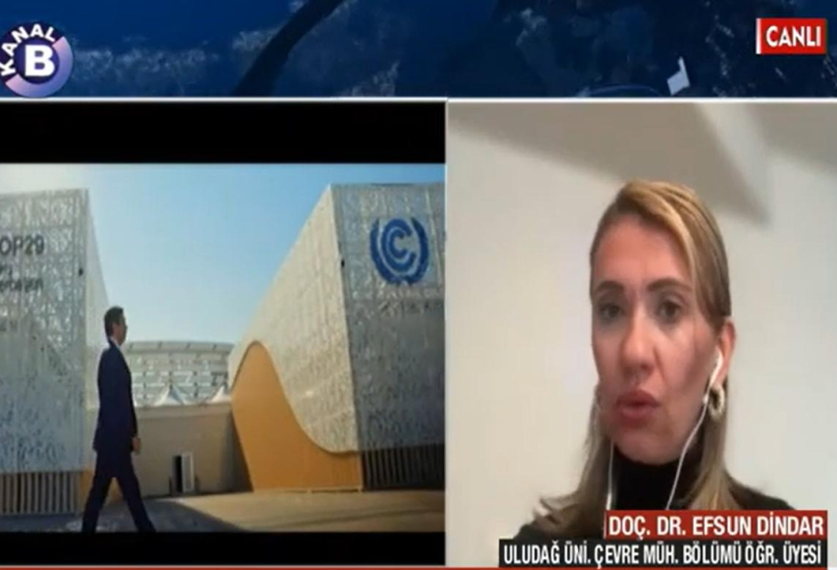 Türkiyə eksperti: COP29-un məqsədləri iqlim böhranına qarşı fəaliyyətdə xüsusi əhəmiyyət daşıyır