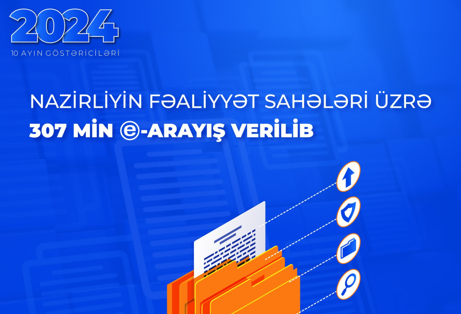 On ayda sosial sahə üzrə 307 min elektron arayış verilib